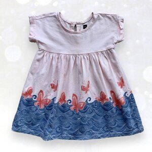 Tea Collection Rainbow Falls Graphic Dress